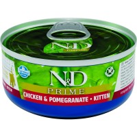 Вологий беззерновий корм кошенят Farmina (Фарміна) Grain Free Prime Chicken Kitten 70 г