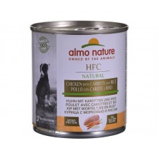 Вологий корм для собак Almo Nature HFC Dog Natural Сhicken & Сarrots Rice 280 г