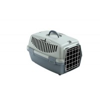 Переноска для собак і котів Gulliver 3 with metal door Artic blue/Steel blue 61*40*38 см