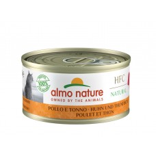 Вологий корм для котів Almo Nature HFC Cat Natural Chicken & Tuna 70 г