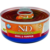 Вологий корм для котів беззерновий Farmina (Фарміна) Grain Free Pumpkin Quail Adult 70 г