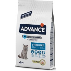 Сухий корм для котів Advance Cat Sterilized Turkey 3 кг