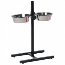 Миски для собак на штативі Flamingo H-Stand With Dishes 2.5 л/25 см 2 шт.