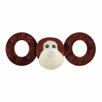 Іграшка для собак Jolly Pets Tug-A-Mal Monkey Brown 7 см