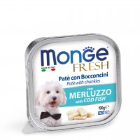 Вологий корм для собак Monge (Монж) Dog Fresh Cod 100 г