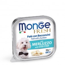 Вологий корм для собак Monge Dog Fresh Cod 100 г