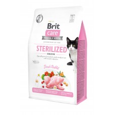 Сухой беззерновой корм для котов Brit Care (Брит Кеа) Cat GF Sterilized Sensitive 0.4 кг