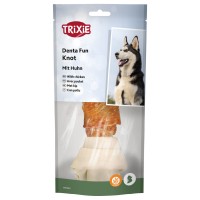 Ласощі для собак Trixie (Тріксі) Denta Fun Knotted Chewing Bone Chicken 120 г
