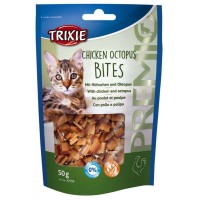 Ласощі для котів Trixie (Тріксі) Cat Premio Chicken Octopus Bites 50 г
