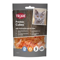 Ласощі для котів Trixie (Тріксі) Cat Premio Cheese Chicken Cubes 50 г
