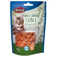 Лакомство для котов Trixie (Трикси) Cat Premio Cheese Chicken Cubes 50 г