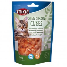 Ласощі для котів Trixie (Тріксі) Cat Premio Cheese Chicken Cubes 50 г
