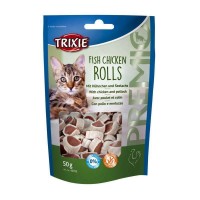 Лакомство для котов Trixie (Трикси) Cat Premio Fish Chicken Rolls 50 г