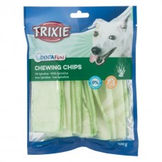 Лакомство для собак Trixie Denta Fun Chewing Chips Spirulina 50 г