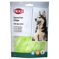 Ласощі для собак Trixie (Тріксі) Denta Fun Chewing Chips Spirulina 50 г