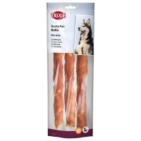 Ласощі для собак Trixie (Тріксі) Denta Fun Chewing Rolls Duck 250 г