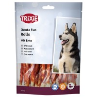 Лакомство для собак Trixie (Трикси) Denta Fun Chewing Rolls Duck 240 г