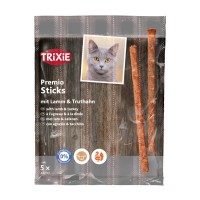 Ласощі для котів Trixie (Тріксі) Cat Premio Quadro-Sticks Lamb & Turkey 5х5 г