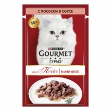 Вологий корм для котів Purina Gourmet Mon Petit Salmon 85 г