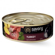 Вологий корм для собак Savory Dog Gourmand Turkey 100 г