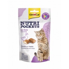 Ласощі для кішок GimCat Nutri Pockets & Duck & Multivitamin 60 г