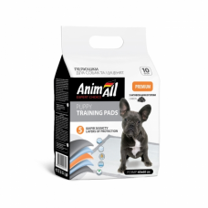 Пелюшки для тварин з активованим вугіллям AnimAll 60х60 см 10 шт.