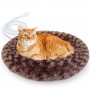Лежак з електропідігрівом для котів K&H Thermo-Kitty Fashion Splash 46х5 см