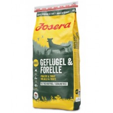Сухий беззерновий корм для собак Josera Geflügel & Forelle 0.9 кг