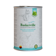 Вологий корм для котів Baskerville Cat Venison & Rabbit 400 г