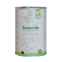 Вологий корм для котів Baskerville Cat Veal & Salmon 400 г