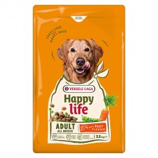 Сухий корм для собак Happy Life Adult Beef flavouring 2.5 кг