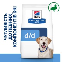 Сухий лікувальний корм для собак Hill's (Хіллс) Prescription Diet d/d Food Sensitivities Duck 12 кг