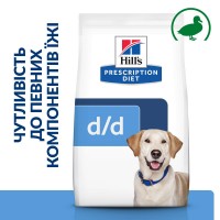 Сухой лечебный корм для собак Hill's (Хиллс) Prescription Diet d/d Food Sensitivities Duck 12 кг