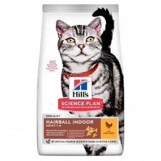 Сухой корм для котов Hill's (Хиллс) Science Plan Feline Adult Hairball & Indoor Chicken 3 кг