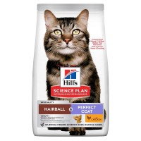 Сухой корм для котов Hill's Science Plan Feline Hairball & Perfect Coat 3 кг