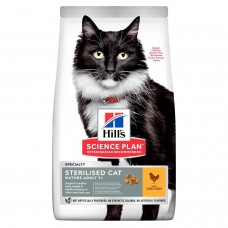 Сухий корм для котів Hill's (Хіллс) Science Plan Feline Sterilised Cat Mature Adult 7+ Chicken 3 кг