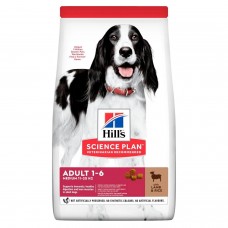 Сухой корм для собак Hill's (Хиллс) Science Plan Adult Medium Lamb 14 кг
