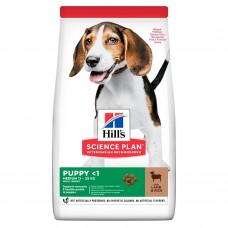 Сухой корм для щенков Hill's (Хиллс) Science Plan Healthy Development Puppy Medium Lamb 14 кг