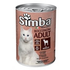 Вологий корм для котів Simba Cat Wet Lamb 415 г