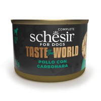 Влажный корм для собак Schesir Taste the World Chicken with Carbonara 150 г