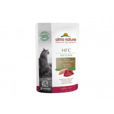 Вологий корм для котів Almo Nature HFC Cat Natural Tuna Chicken 55 г