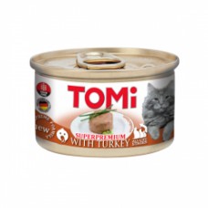 Вологий корм для котів TOMi Cat Turkey 85 г