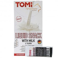 Ласощі для котів TOMi Cat Liquid Snack Milk & Taurin 100 г