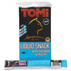 Ласощі для котів TOMi Liquid Snack Salmon & Inulin 15 г