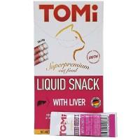 Ласощі для котів TOMi Cat Liquid Snack Liver & Biotin 100 г