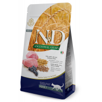 Сухий корм для котів Farmina (Фарміна) N&D Low Grain Adult Lamb & Blueberry 5 кг