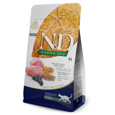 Сухой корм для котов Farmina (Фармина) N&D Low Grain Adult Lamb & Blueberry 5 кг