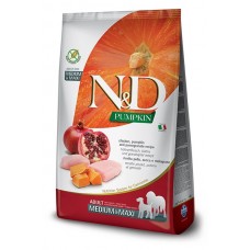 Сухий беззерновий корм для собак Farmina N&D Pumpkin Grain Free Adult Medium & Maxi Chicken & Pomegranate 12 кг