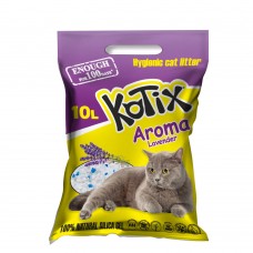 Наповнювач для котячого туалету Kotix Natural Silica Gel Lavender 10 л