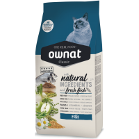 Сухий корм для котів Ownat (Овнат) Classic Fish 4 кг
